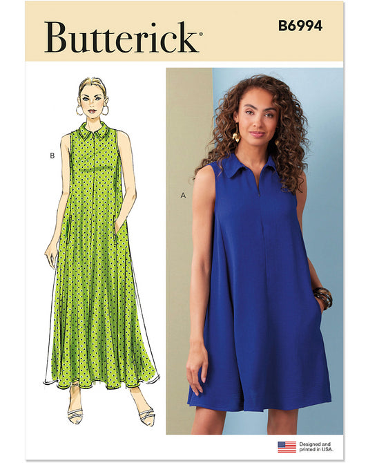 PDF-symönster - Butterick B6994 - Klänning - Dam | Bild 4