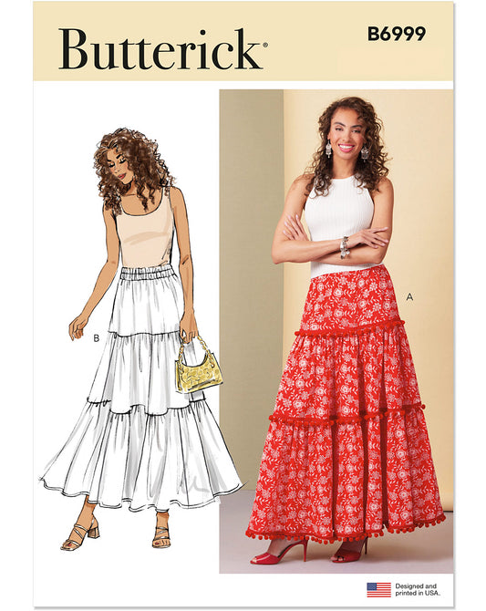 PDF-symönster - Butterick B6999 - Kjol - Dam | Bild 4