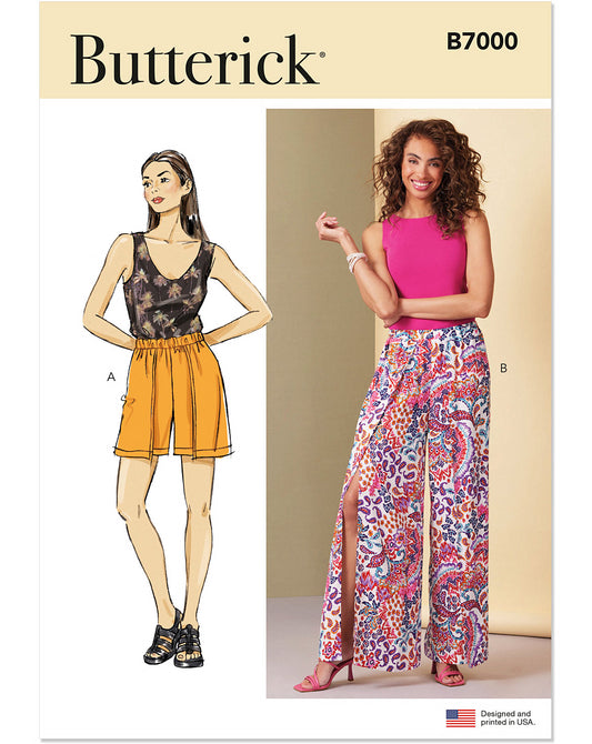 PDF-symönster - Butterick B7000 - Byxa Shorts - Dam | Bild 4