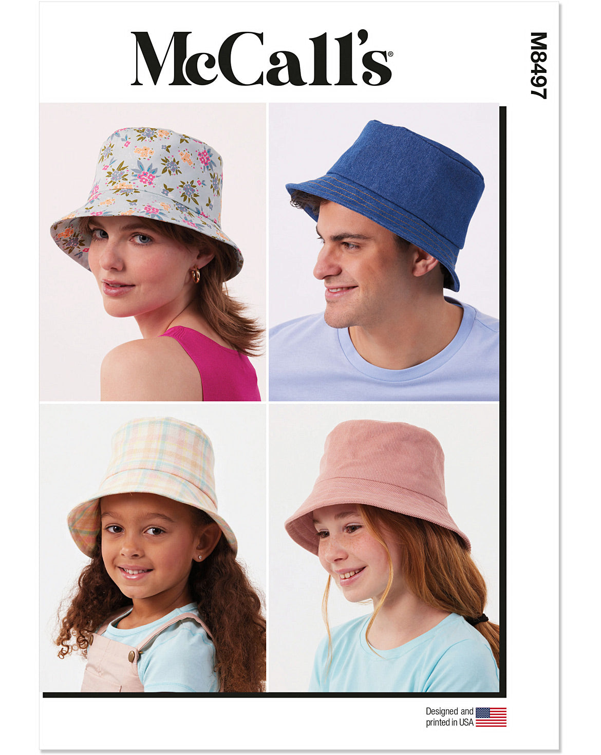 PDF-symönster - McCall´s 8497 - Hatt | Bild 6