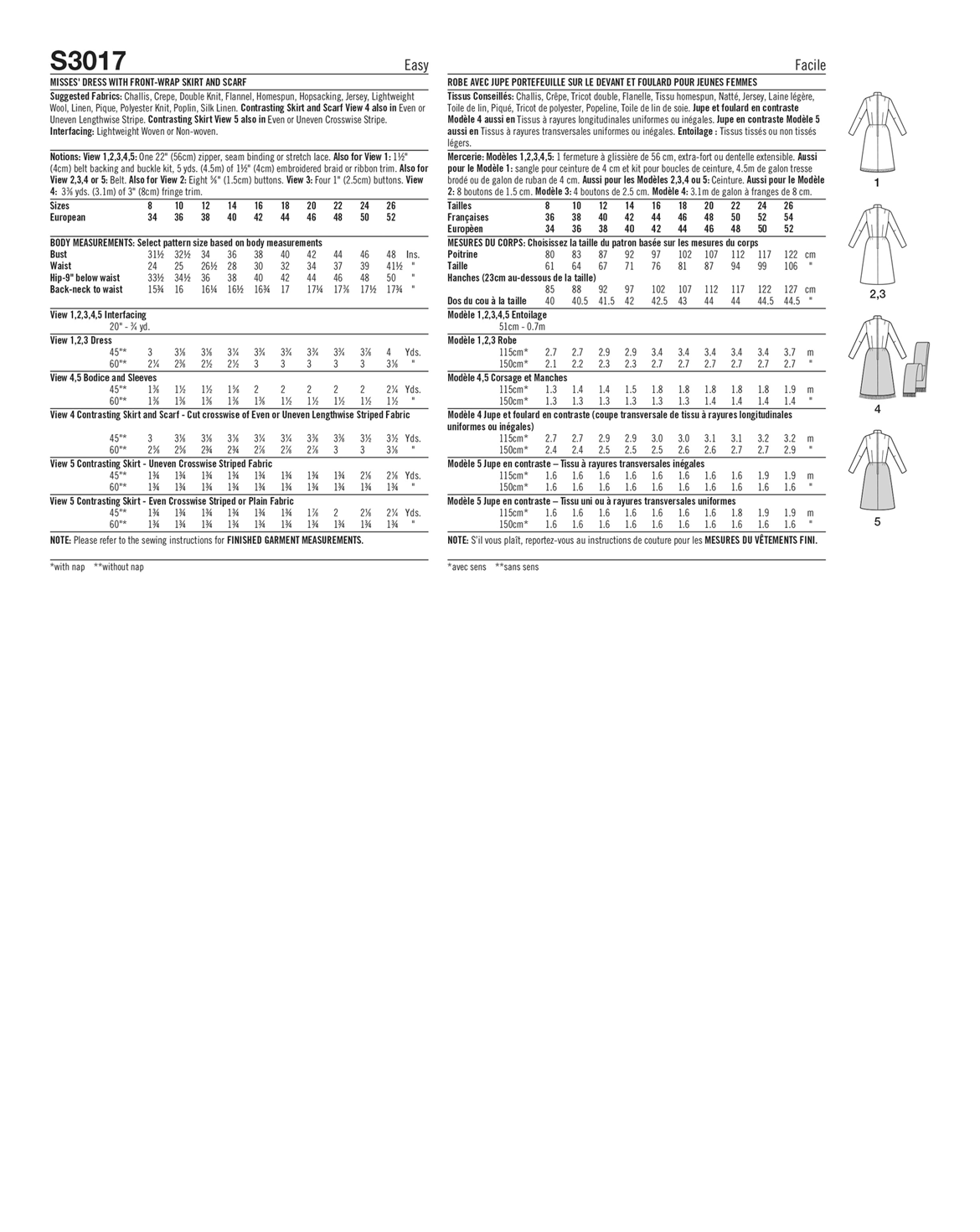 PDF-symönster - Simplicity 3017 - Klänning Vintage - Dam - Sjal | Bild 3