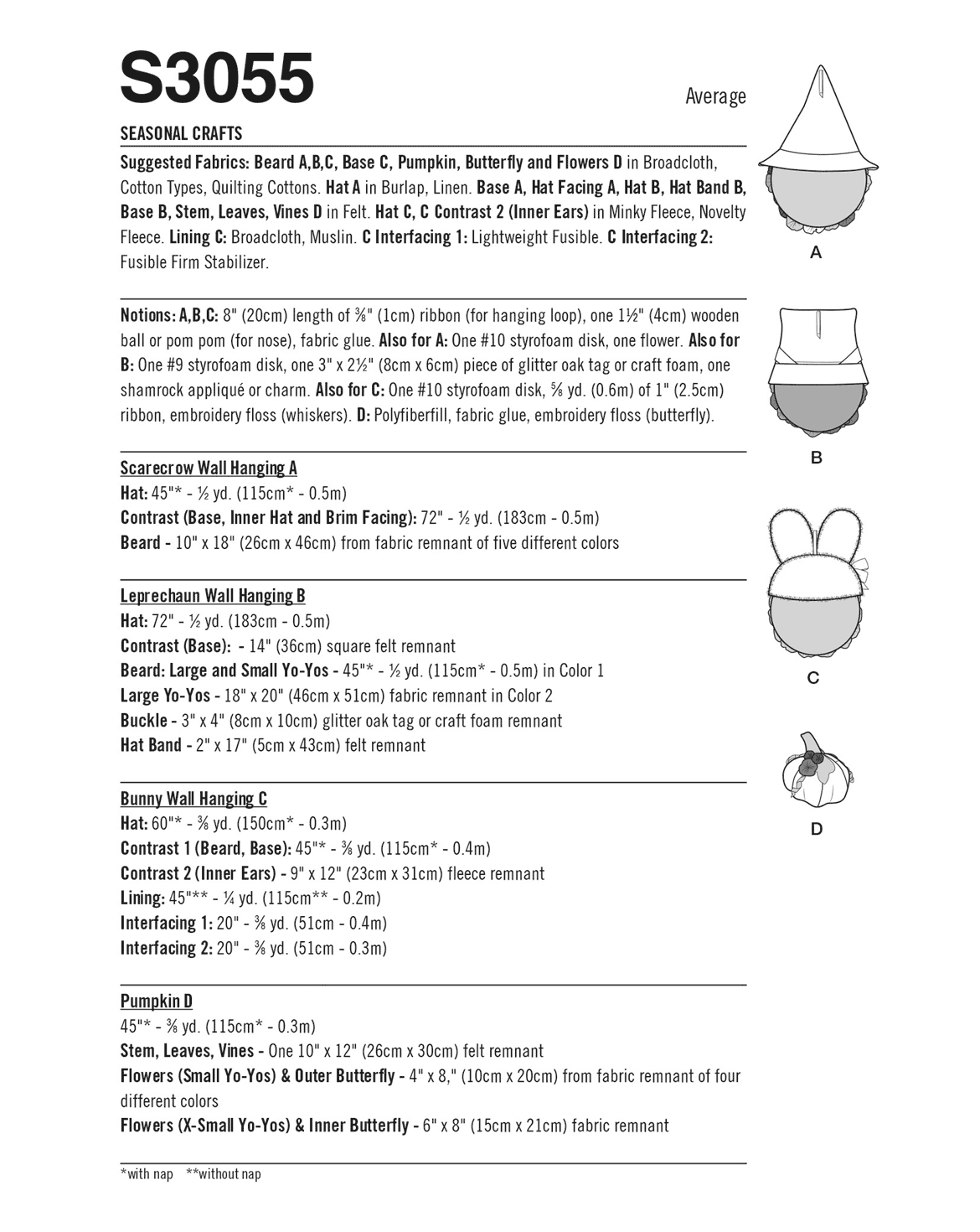 PDF-symönster - Simplicity 3055 - Inredning | Bild 3