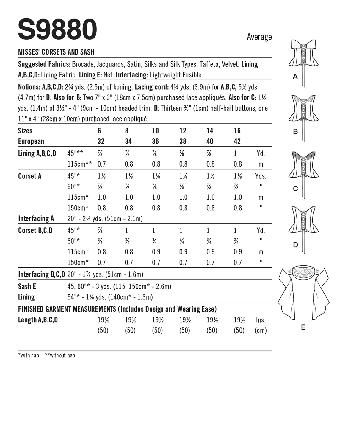 PDF-symönster - Simplicity 9880 - Utklädningskläder Historisk kostym Top - Dam | Bild 6