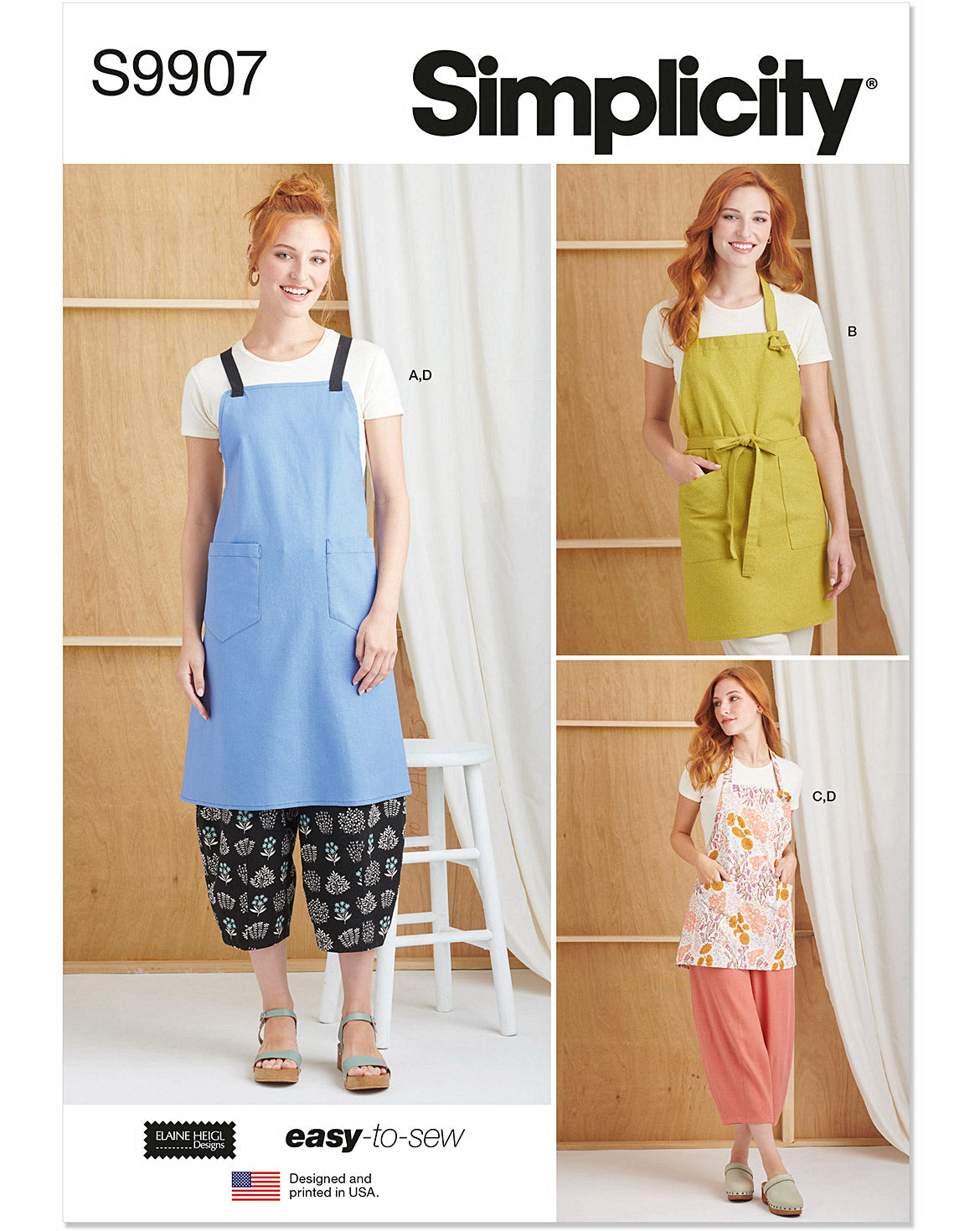 Symönster Simplicity 9907 - Förkläde - Dam | Bild 7