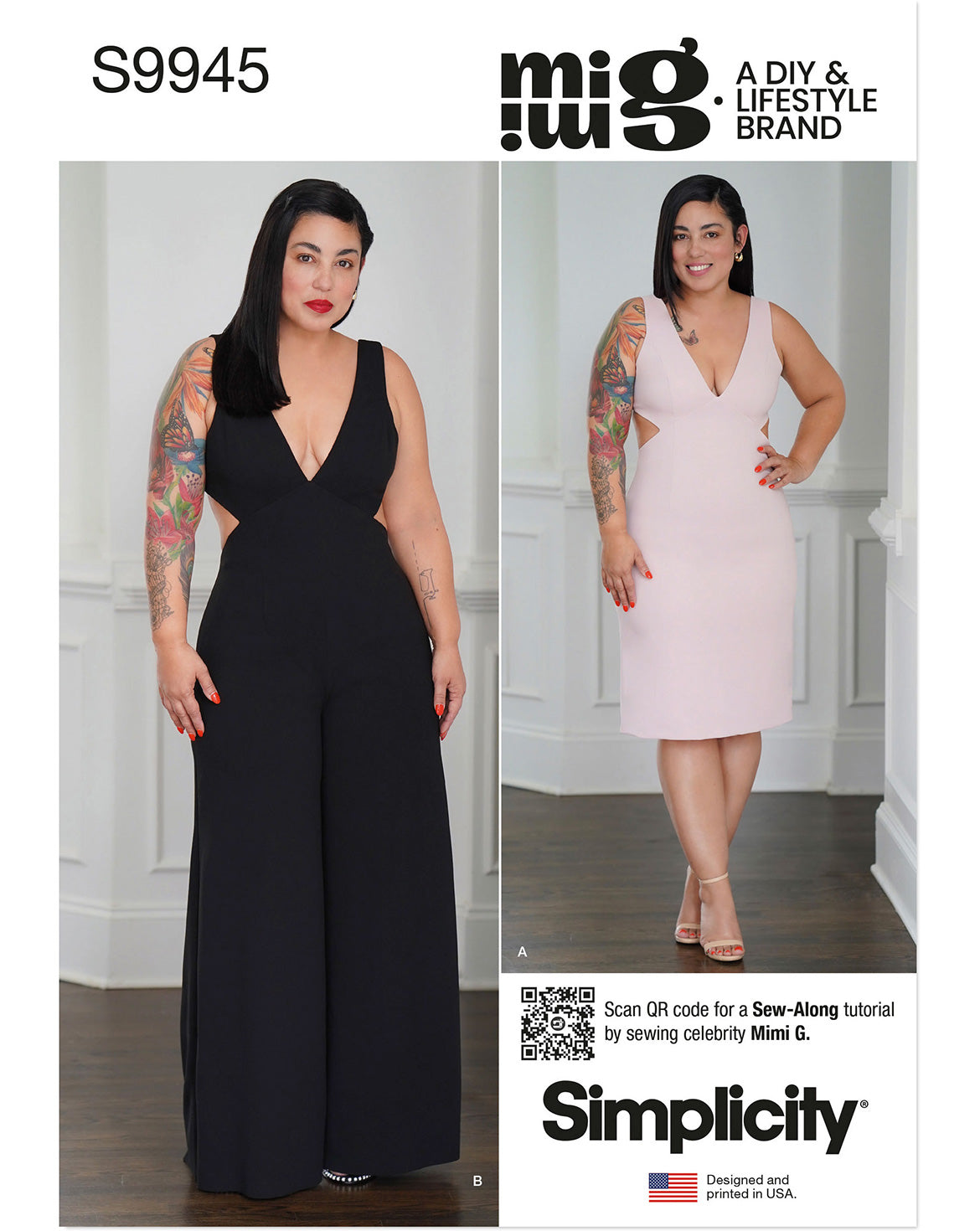 PDF-symönster - Simplicity 9945 - Klänning Jumpsuit - Dam | Bild 5