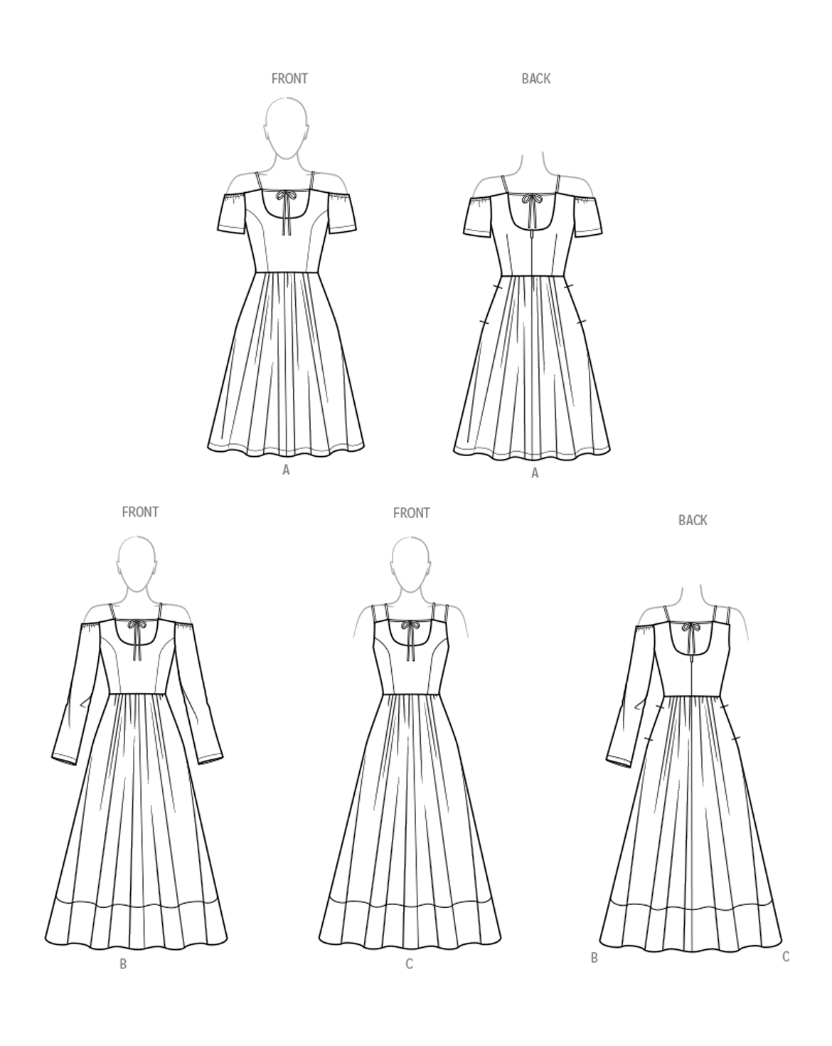 PDF-symönster - Simplicity 9950 - Klänning - Dam | Bild 2