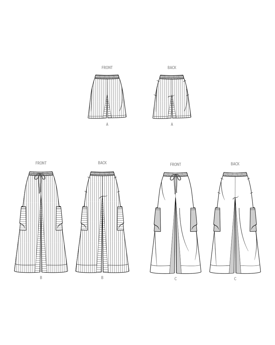 PDF-symönster - Simplicity 9956 - Byxa Shorts - Dam | Bild 2