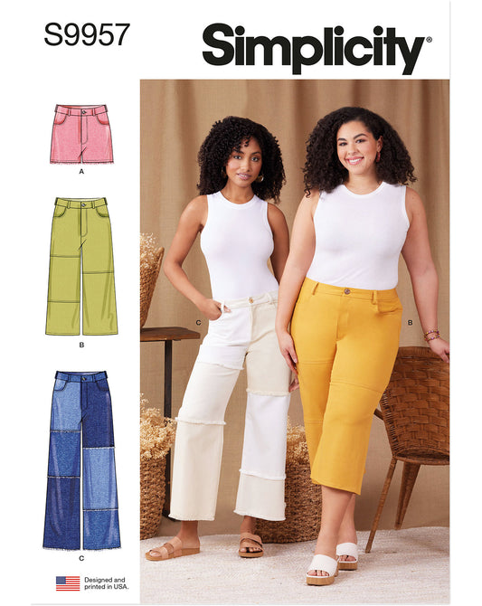 PDF-symönster - Simplicity 9957 - Byxa Shorts - Dam | Bild 5