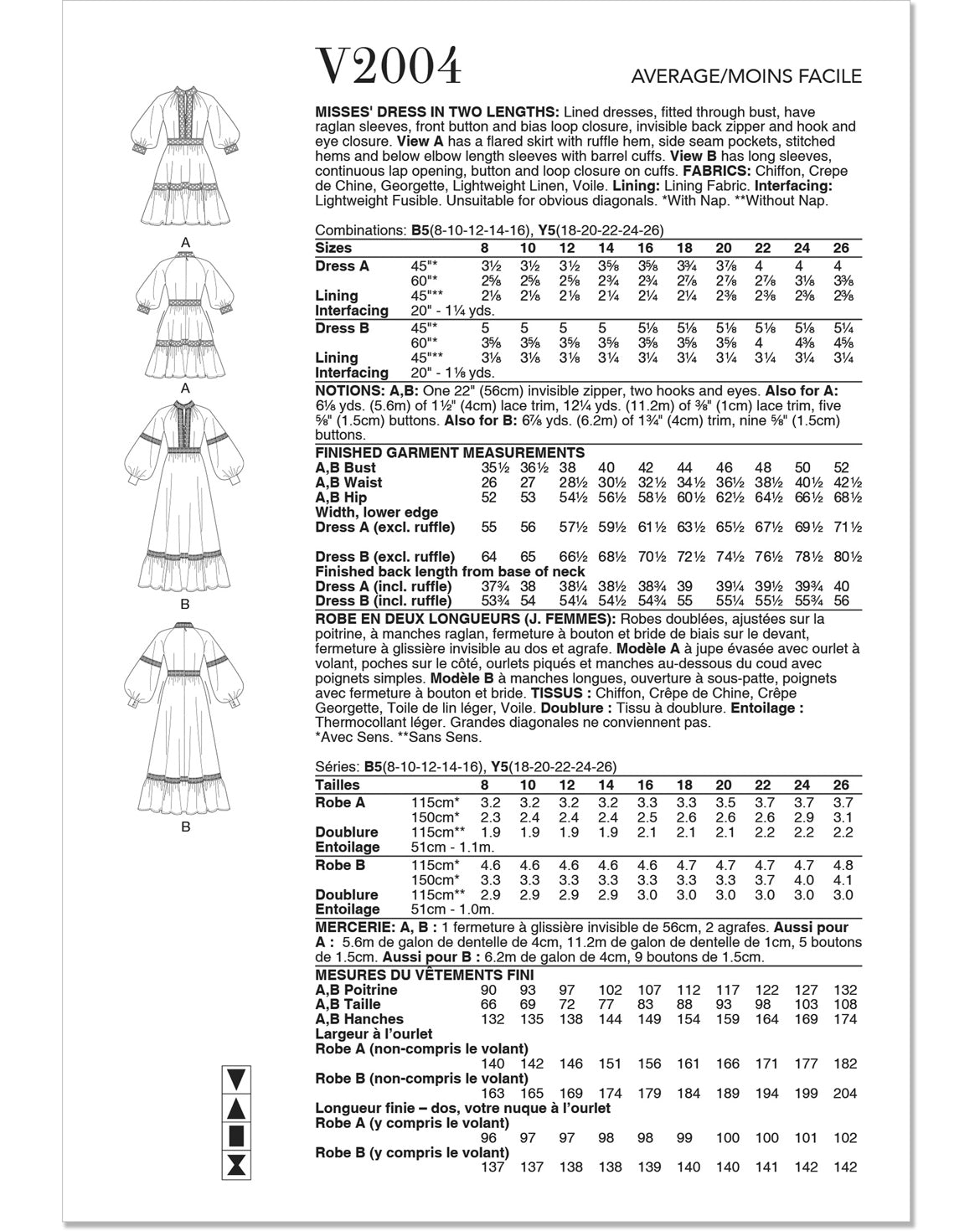 Symönster Vogue Patterns 2004 - Klänning - Dam | Bild 5