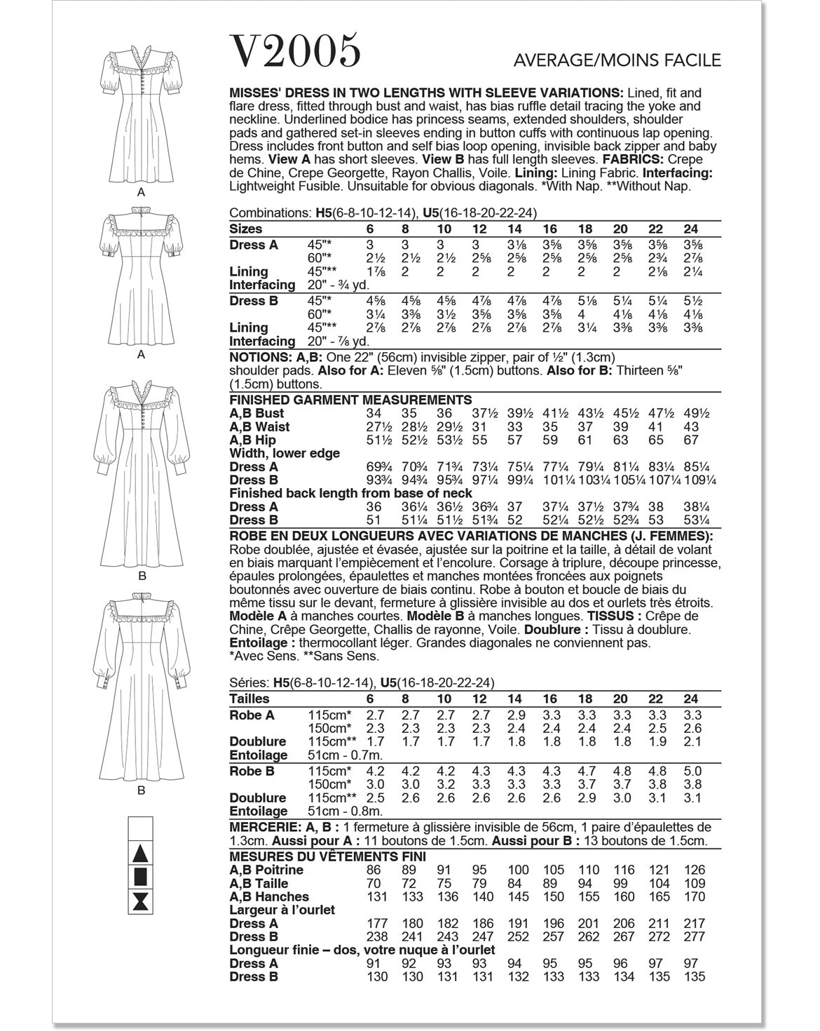 Symönster Vogue Patterns 2005 - Klänning - Dam | Bild 5