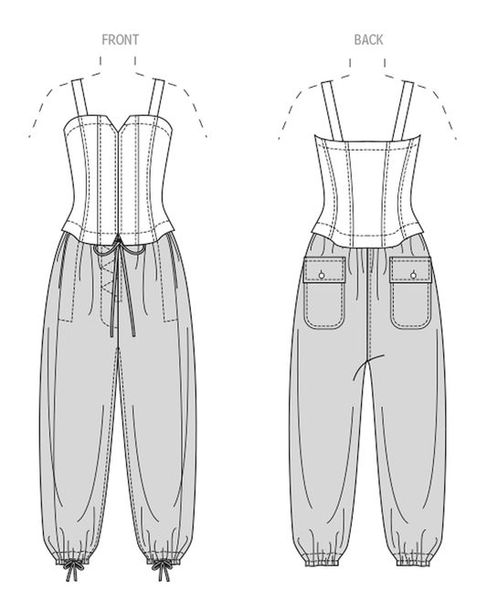 Symönster Vogue Patterns 2035 - Jumpsuit - Dam | Bild 1