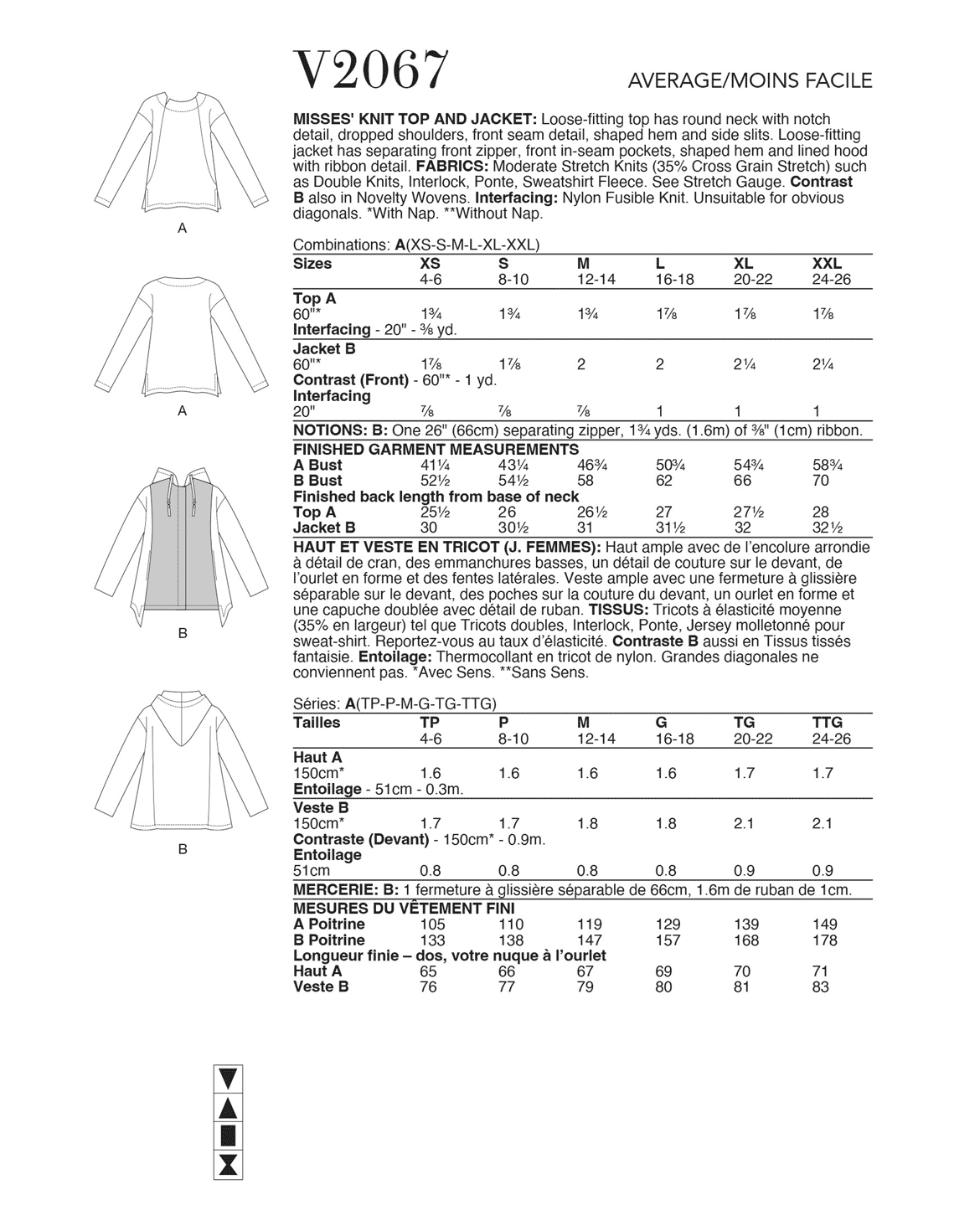 Symönster Vogue Patterns 2067 - Tröja - Dam | Bild 3