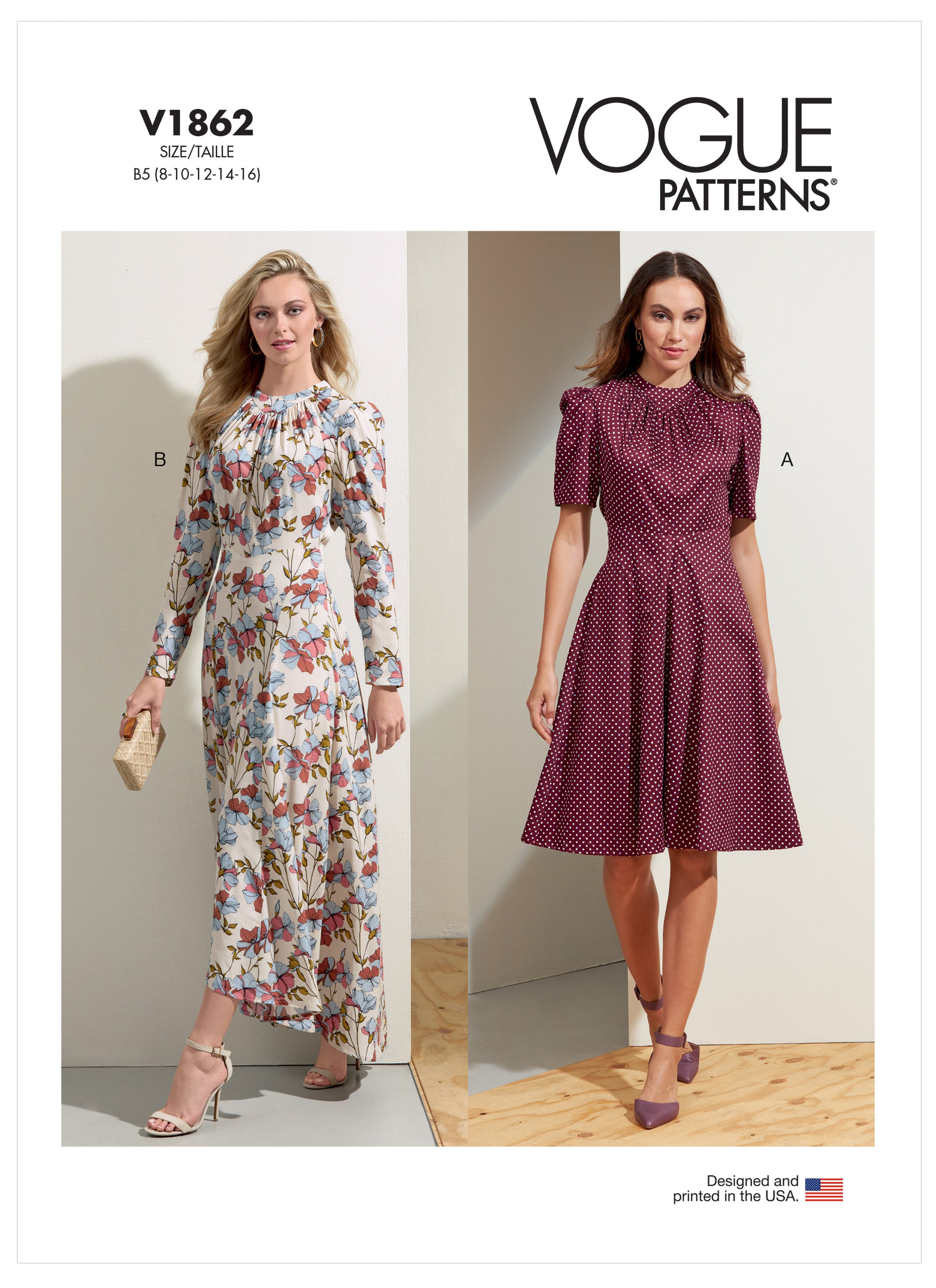 Symönster Vogue Patterns 1862 - Klänning - Dam | Köp På Nätet Hos ...