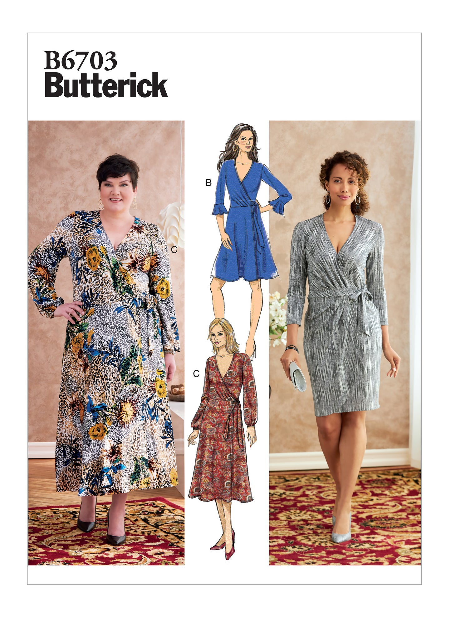 Symönster Butterick 6703 - Klännning - Dam | Bild 5