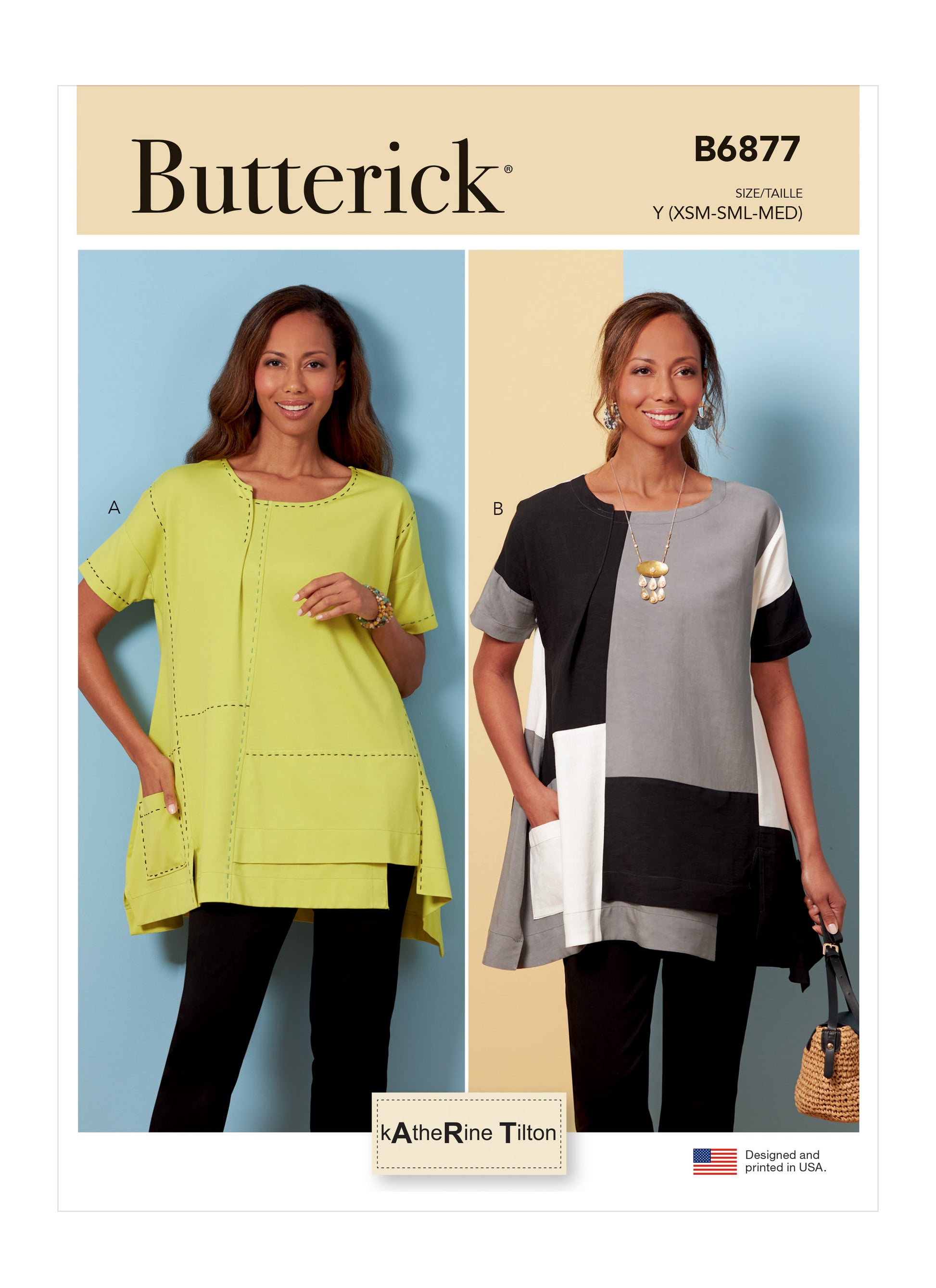 Symönster Butterick 6877 - Top - Dam | Bild 7