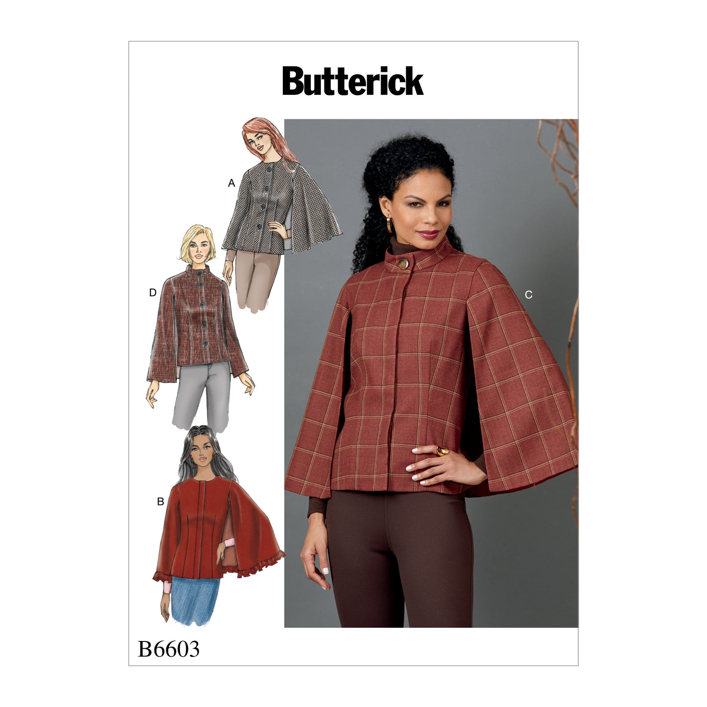 Symönster Butterick 6603 - Kappa - Dam | Bild 8